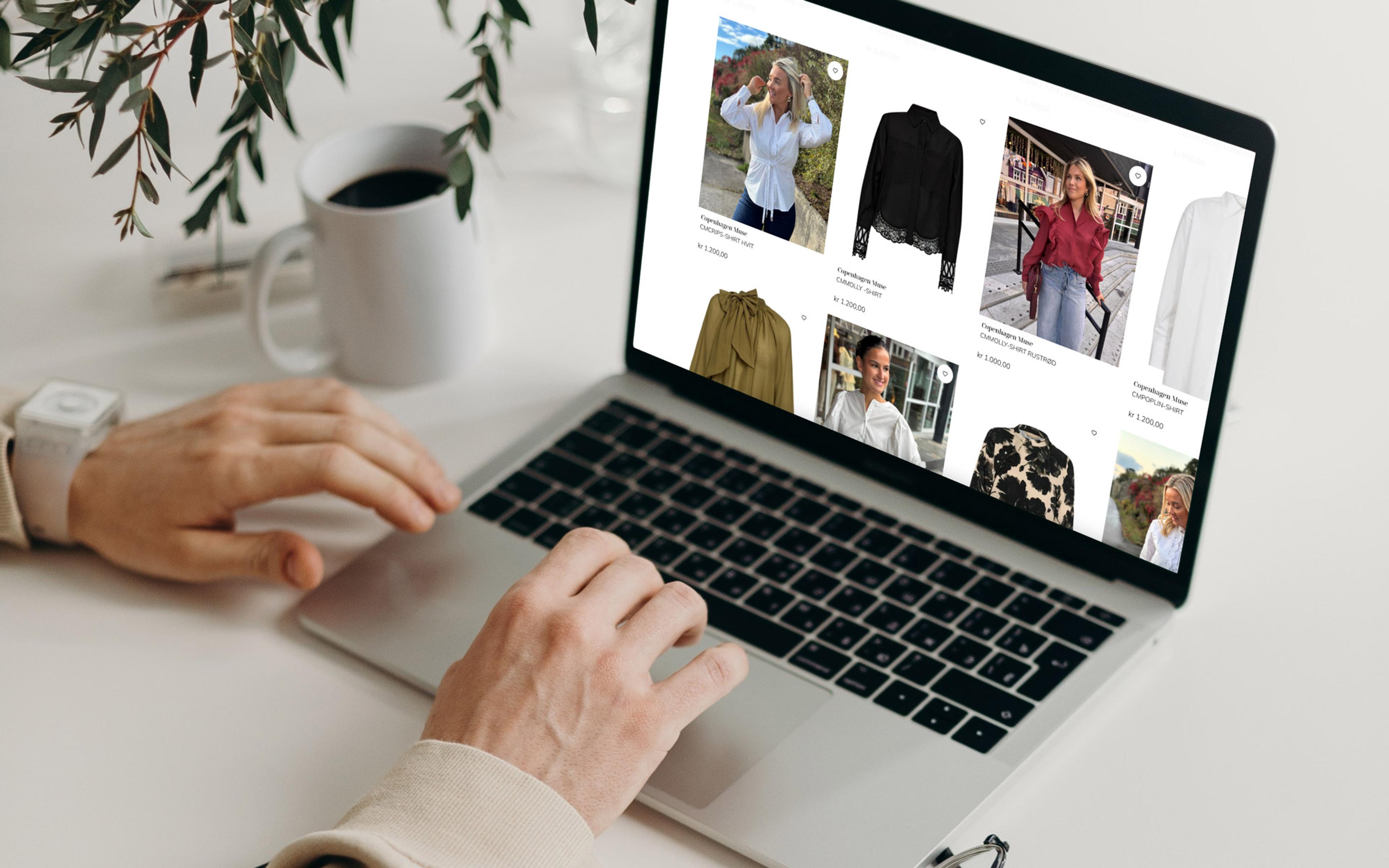 WooCommerce-nettbutikk for Klara Tønsberg med produktvisning