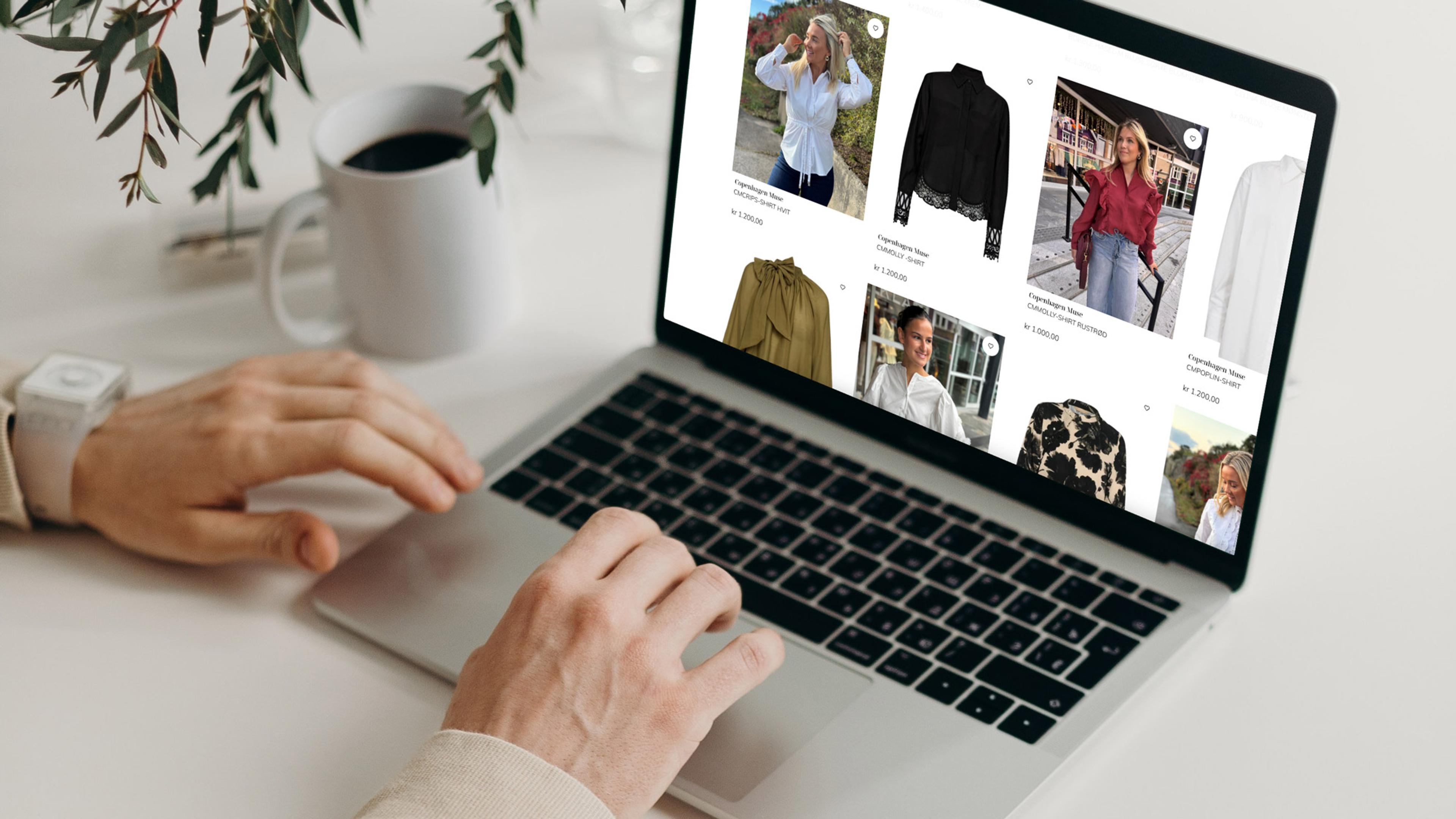 WooCommerce-nettbutikk for Klara Tønsberg med produktvisning