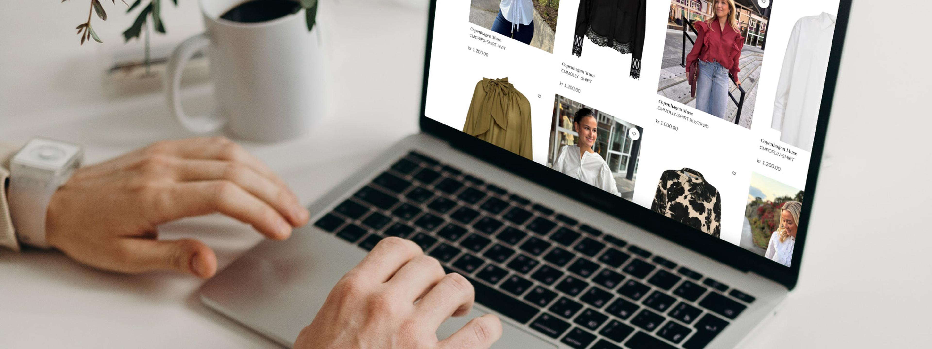 WooCommerce-nettbutikk for Klara Tønsberg med produktvisning