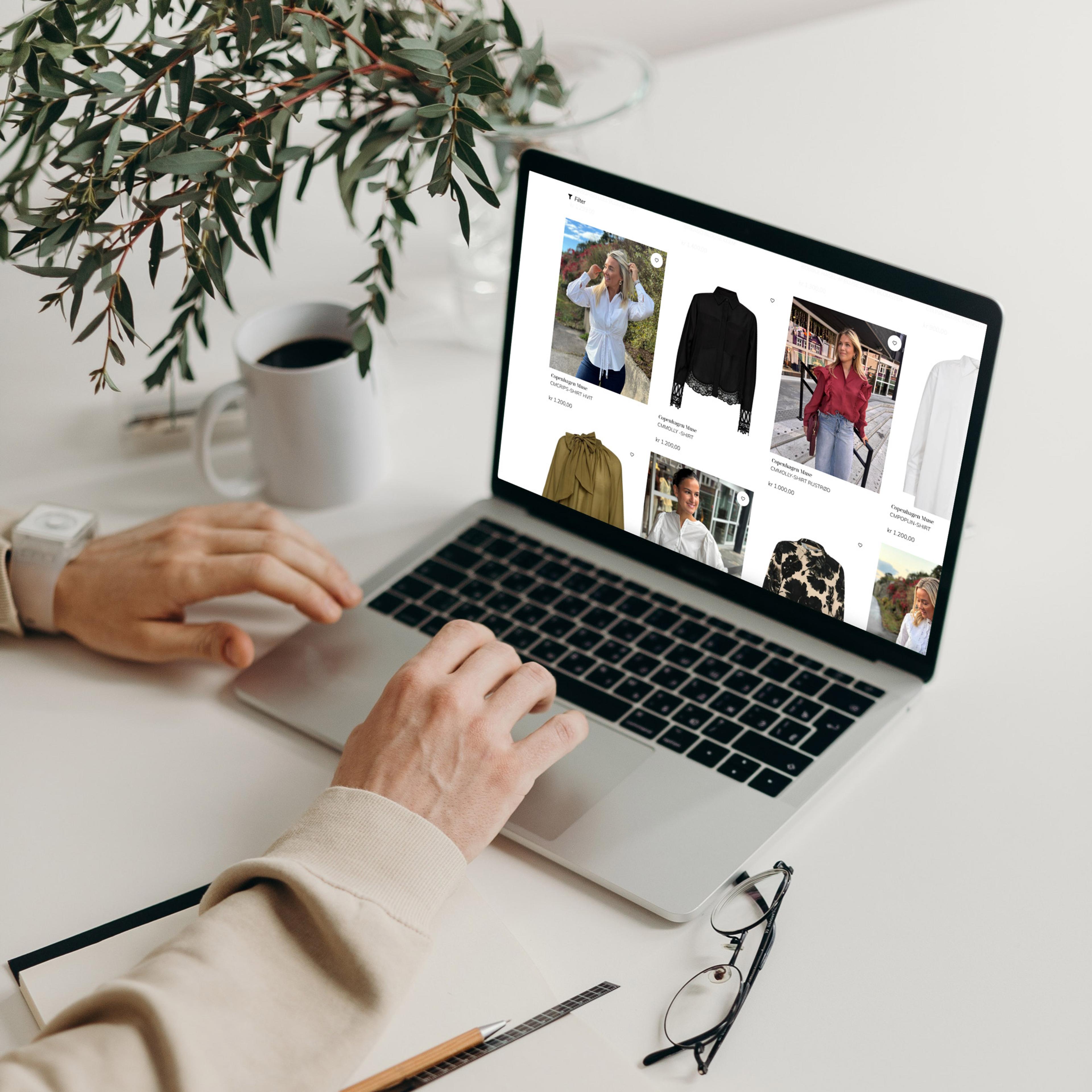 WooCommerce-nettbutikk for Klara Tønsberg med produktvisning