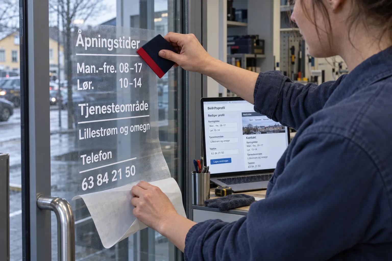 Teknisk tilgjengelighet, tydelig faginnhold og konsistente bedriftsopplysninger styrker synligheten i søk.