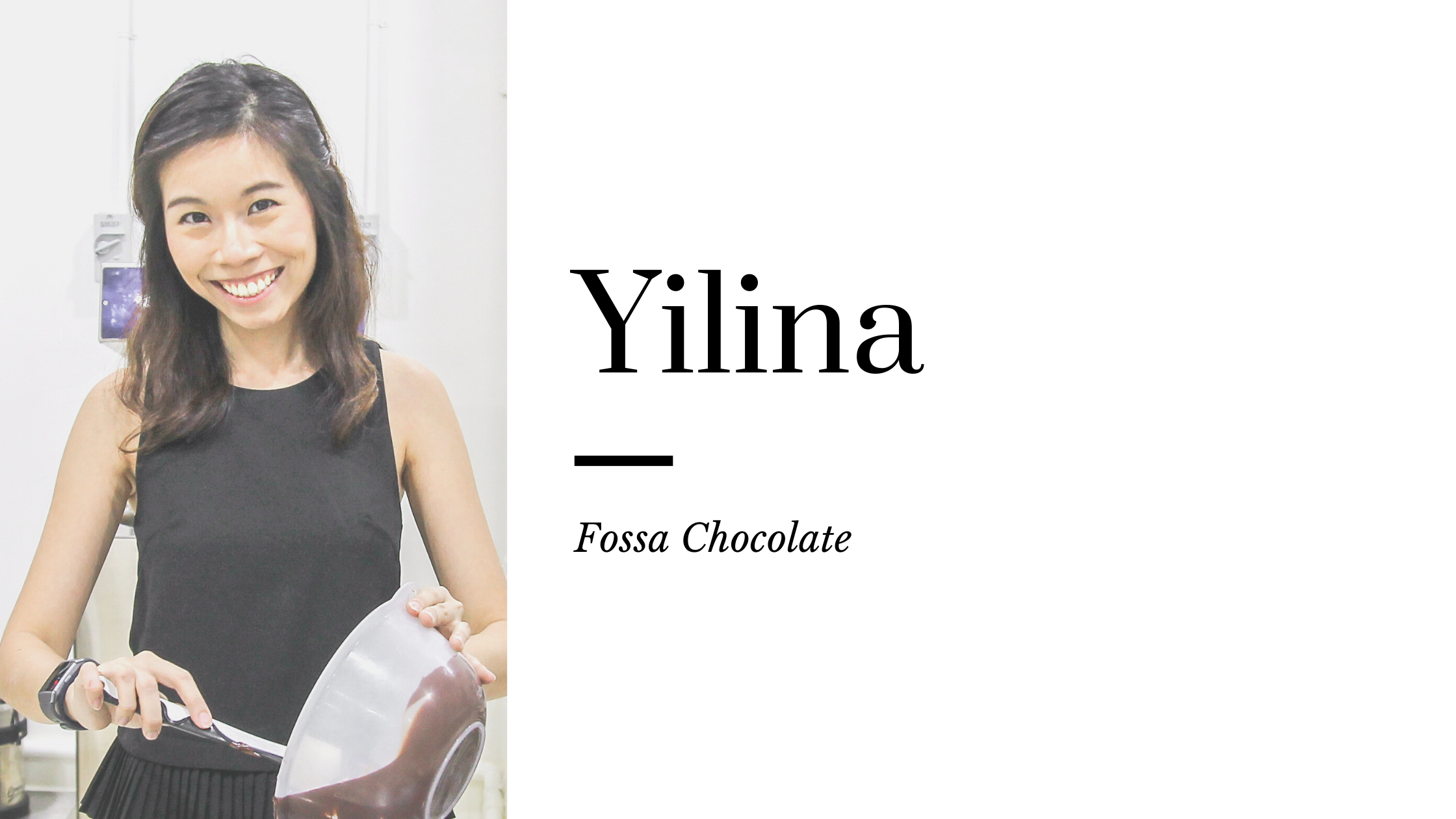Partner Spotlight: Yilina Leong of Fossa Chocolate