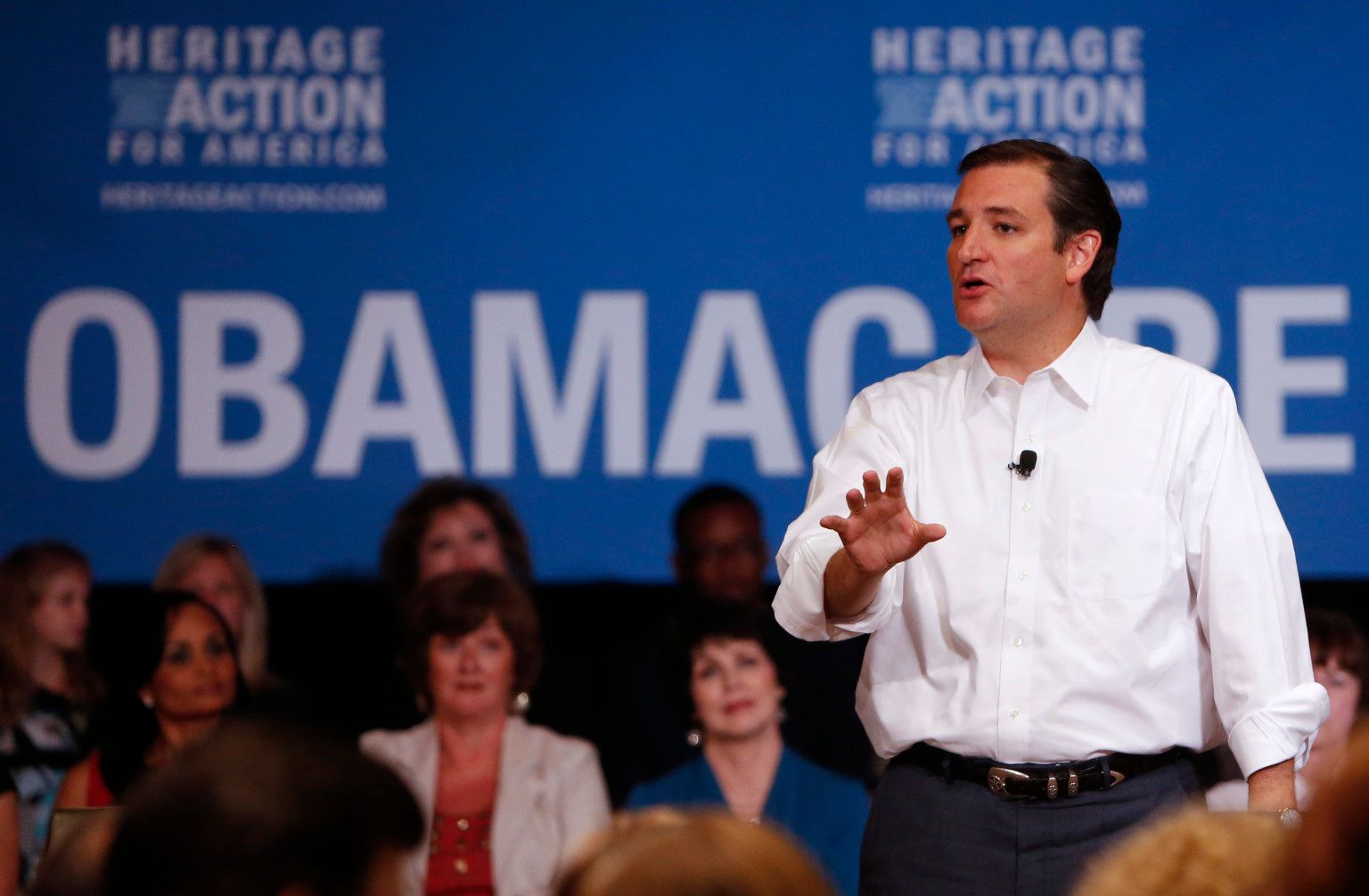 Senator Ted Cruz Speaks At The Heritage Action Defund Obamacare Town Hall