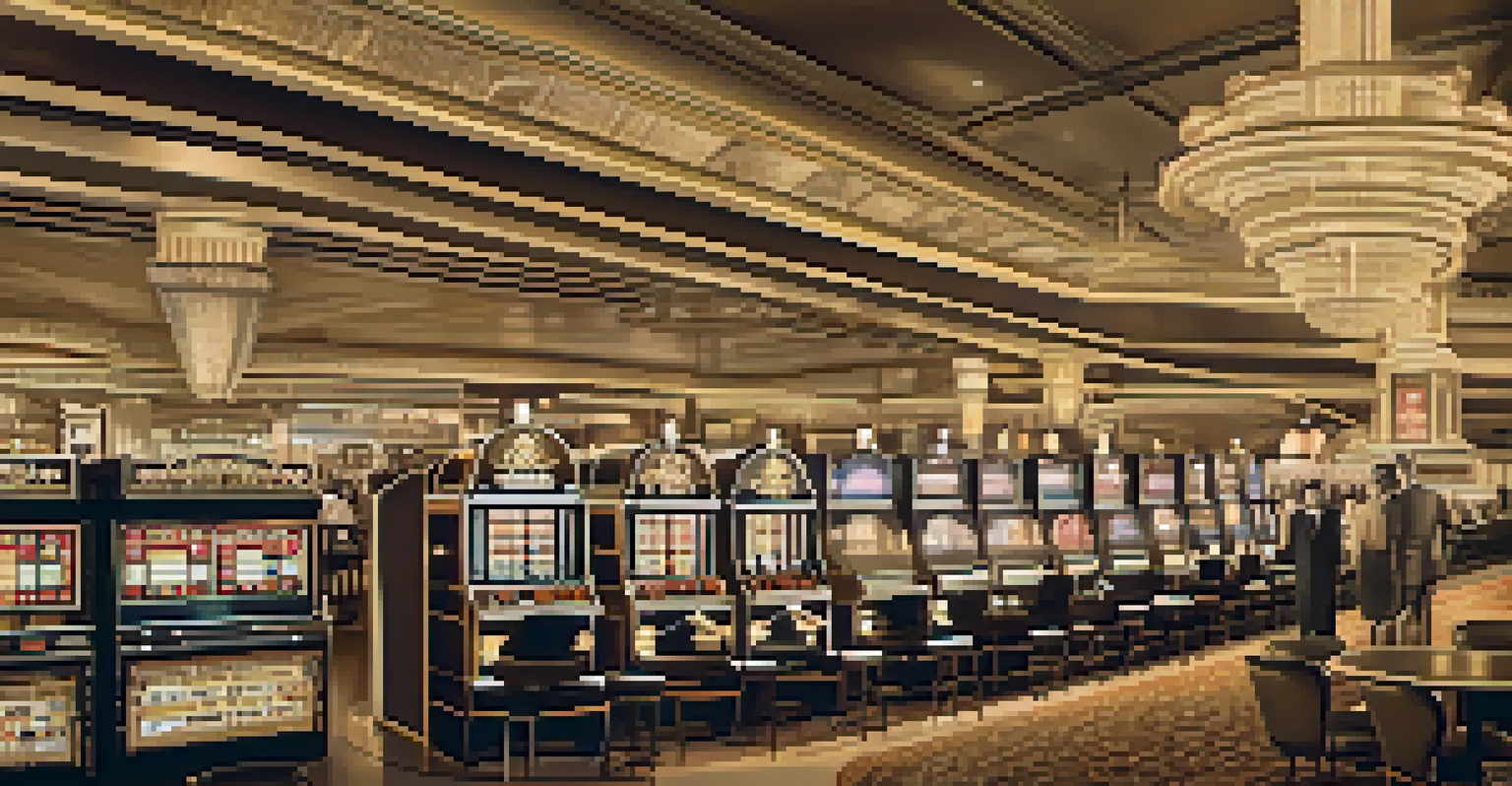 A historical collage illustrating the evolution of Reno's casinos from the 1930s to the present day.