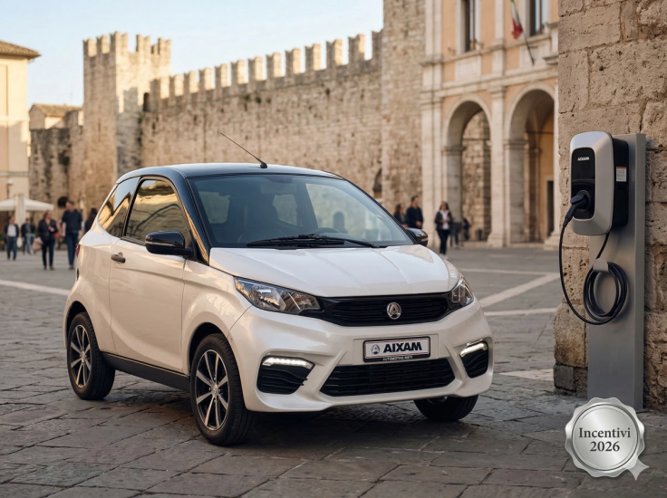 Incentivi Microcar 2026: la tua Aixam elettrica a Rieti non è mai stata così vicina
