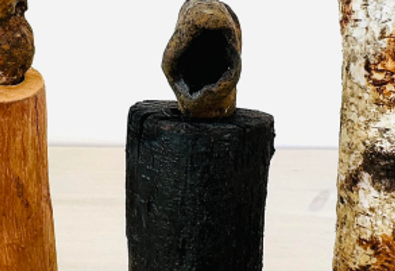 User interacting with the smart home system via voice commands