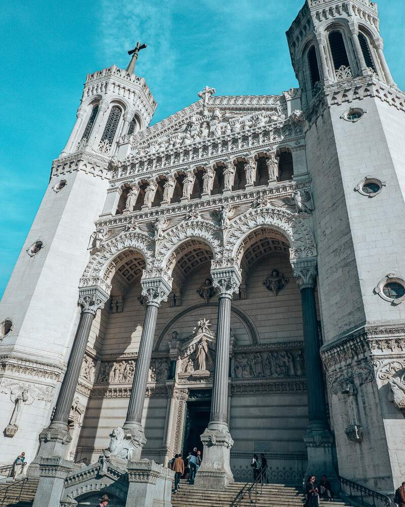 Basilique à Lyon, France