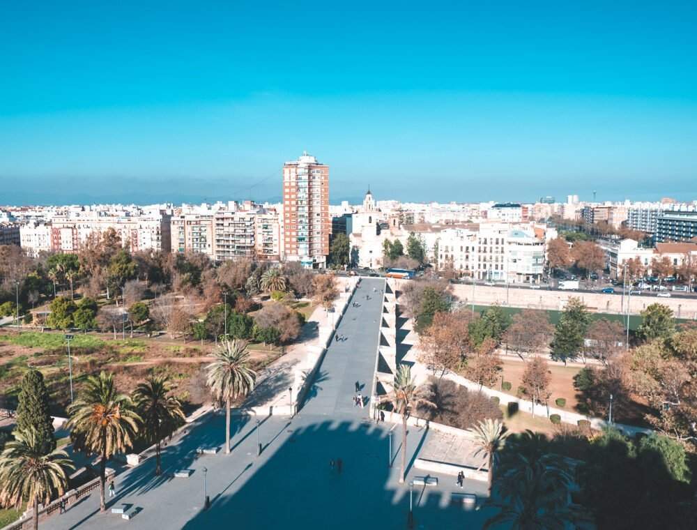 Uitzicht vanaf Torres de Serranos