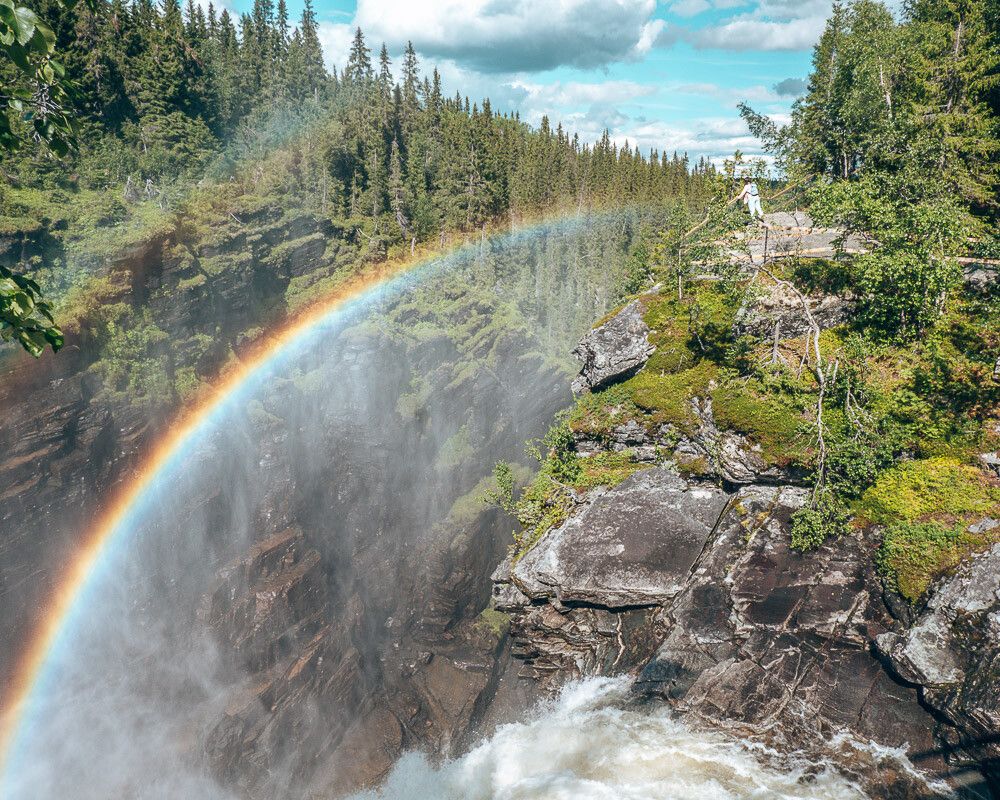 Hallingsfallet rainbow