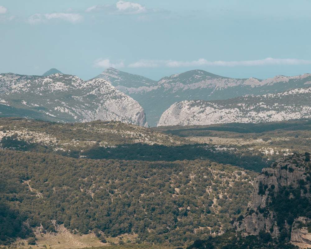 Uitzicht op de Gorropu-kloof vanaf Monte Santu Juvanne