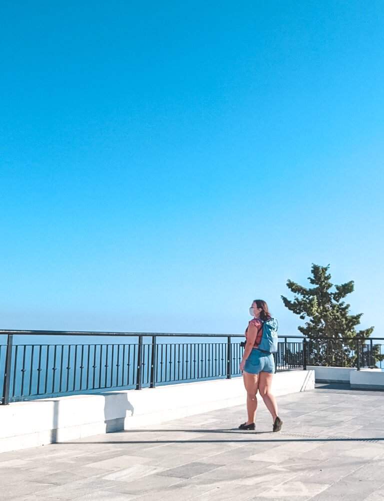 vue sur la mer depuis mojacar