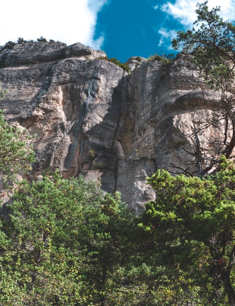 Climb possibility of the rock 