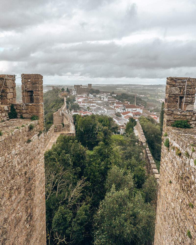Vue de la tour, point fort à Óbidos