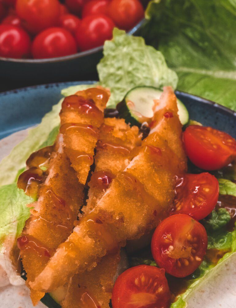 Garniture au poulet croustillant facile