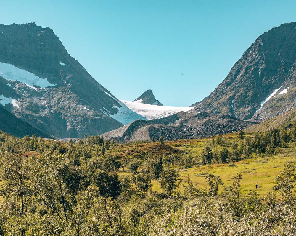 Steindalsbreen from far