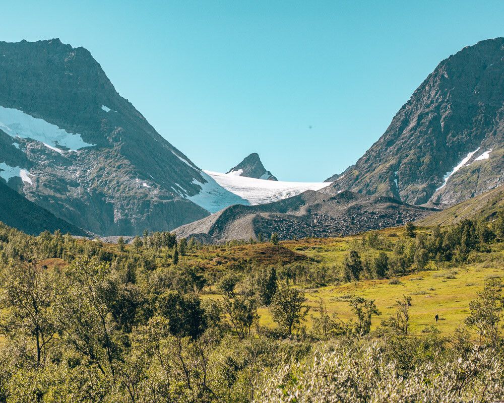 Steindalsbreen hike Lyngen Alps 