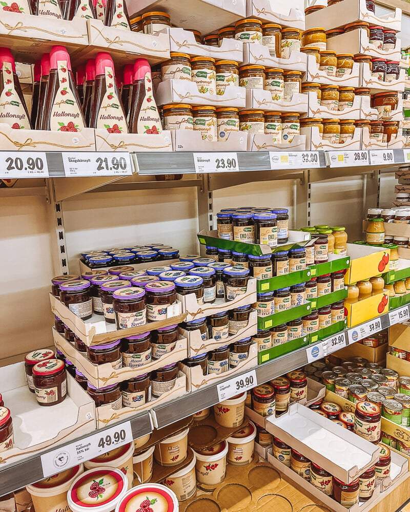 Confiture au supermarché Lidl