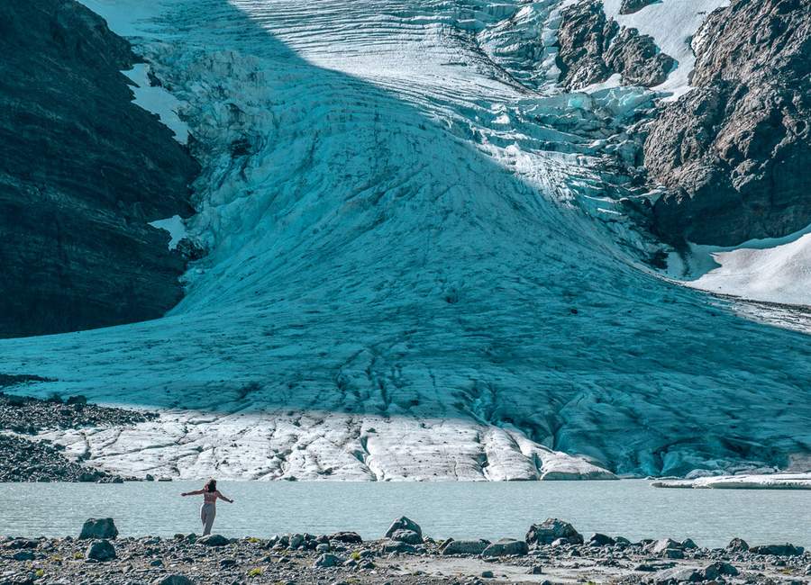 Steindalsbreen gletsjer