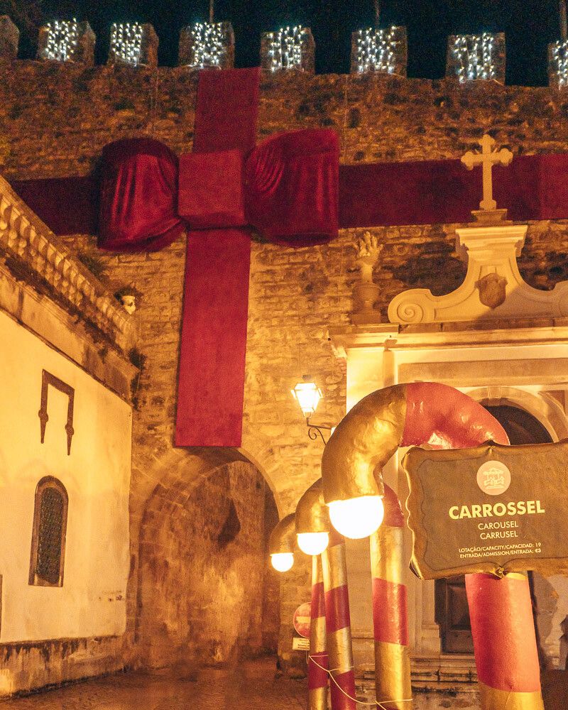 Obidos Christmas decorations