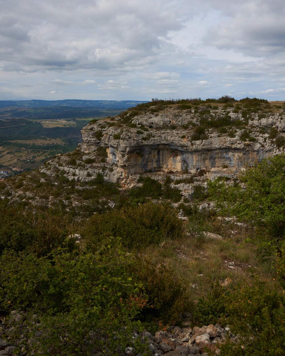 itinéraire vers la cascade de creissels