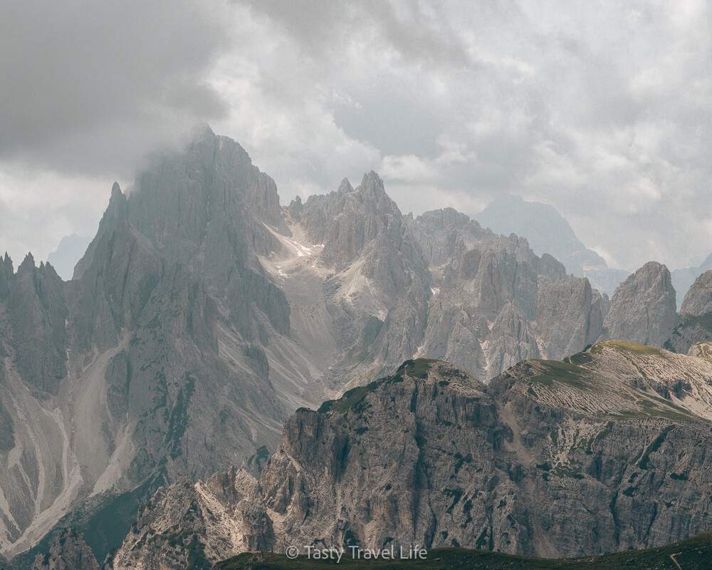 View of Misurina mountain area