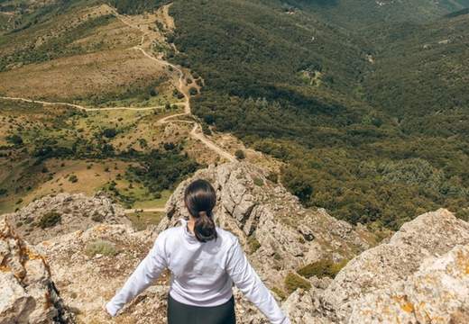 National park Gennargentu in sardinia. Top of mount fumai.