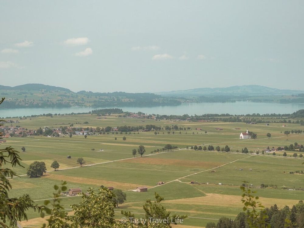 View of the area around Neuschwanstein
