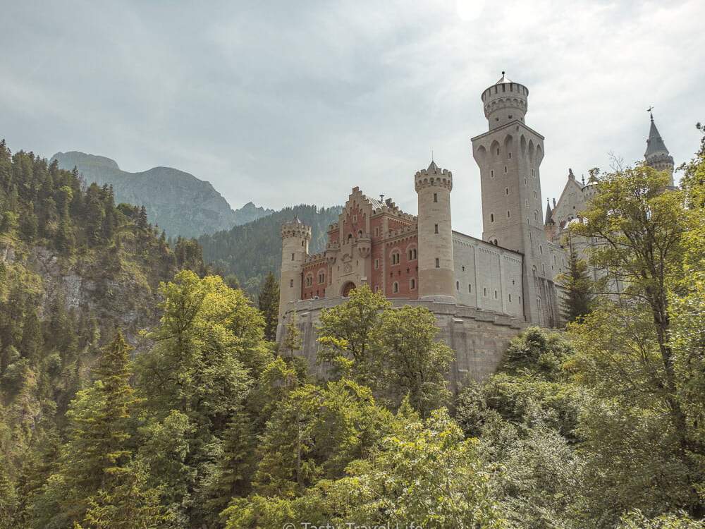 View of colorful side neuschwanstein makes it worth visiting