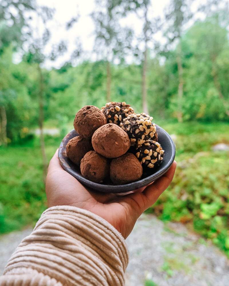 cacao hazelnoot dadelballetjes