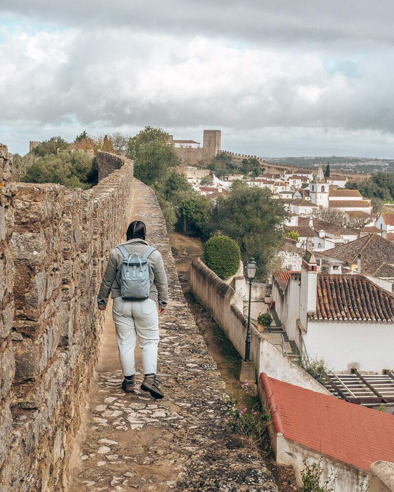 Choses à faire à Óbidos - promenade sur les remparts