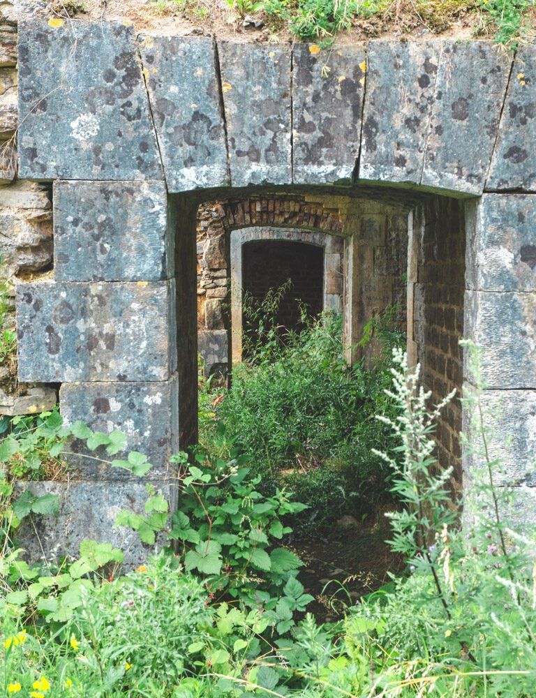 old fortress tunnels and walls