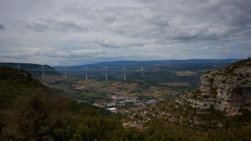 vues du viaduc de Millau