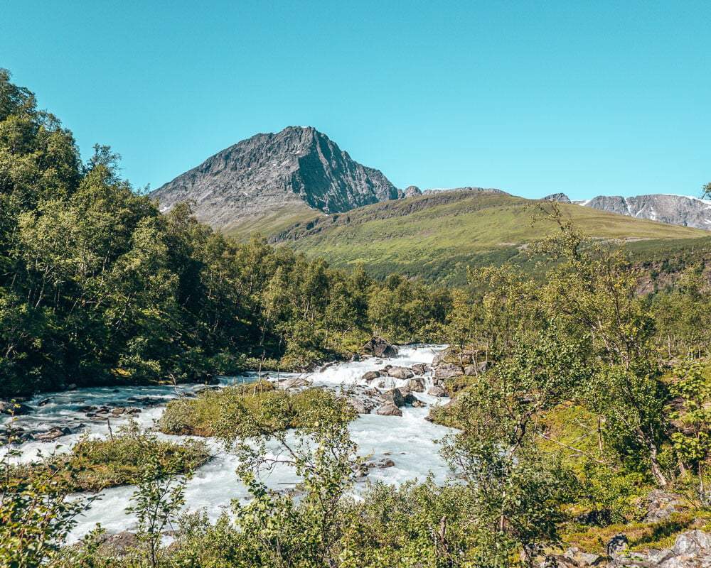 Steindalsbreen river view 