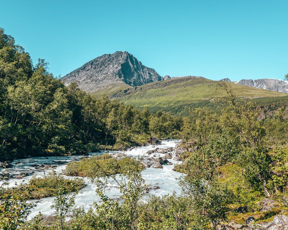 Steindalsbreen river view 