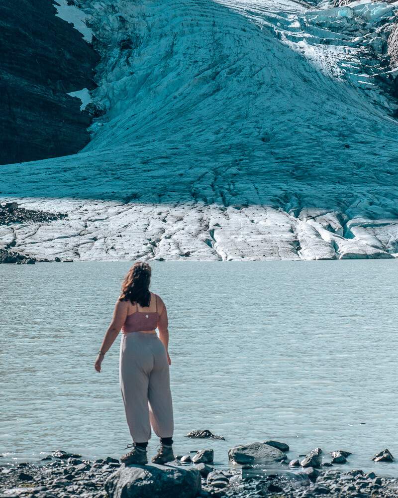 Steindalsbreen glacier