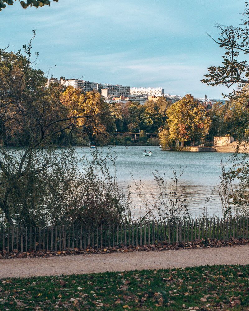 lake in Parc de la Tête d'Or