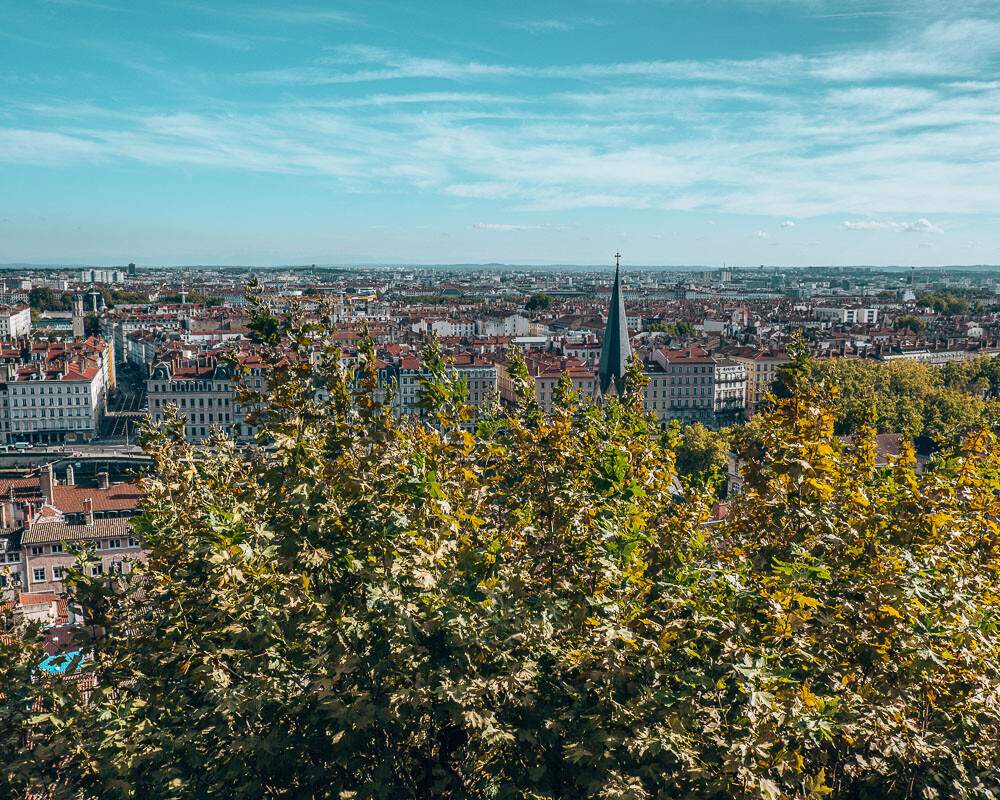 Vue du sommet de Lyon