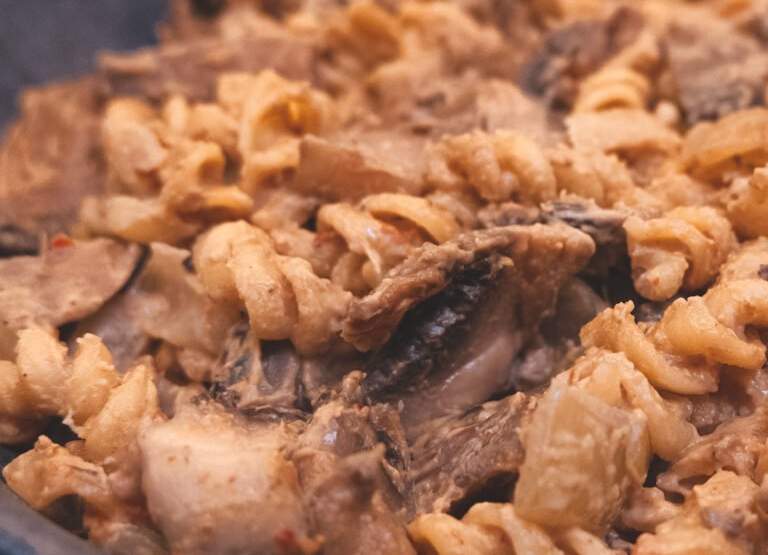 Creamy Garlic Mushroom Pasta