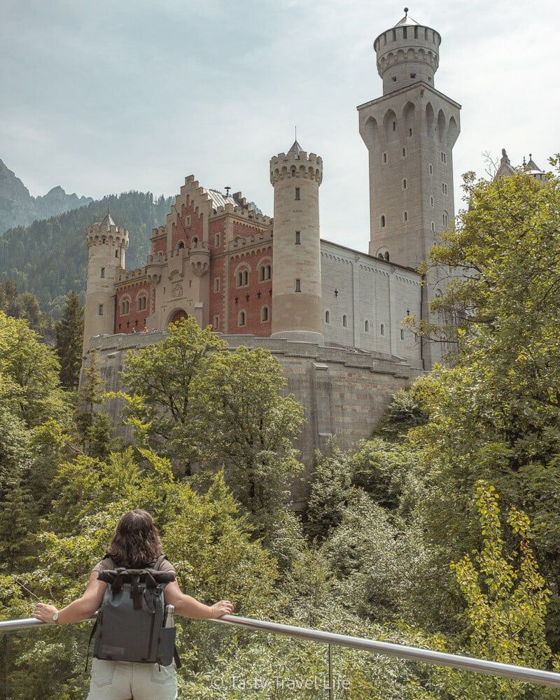 Neuschwanstein colorful side. 