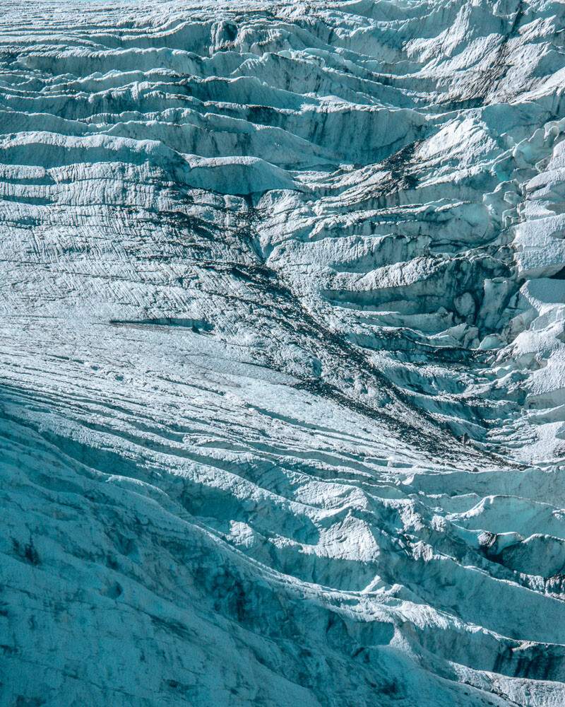 ice of glacier 
