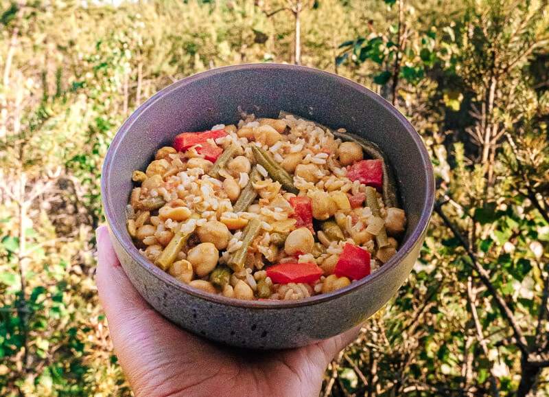 Green bean and Chickpea Curry