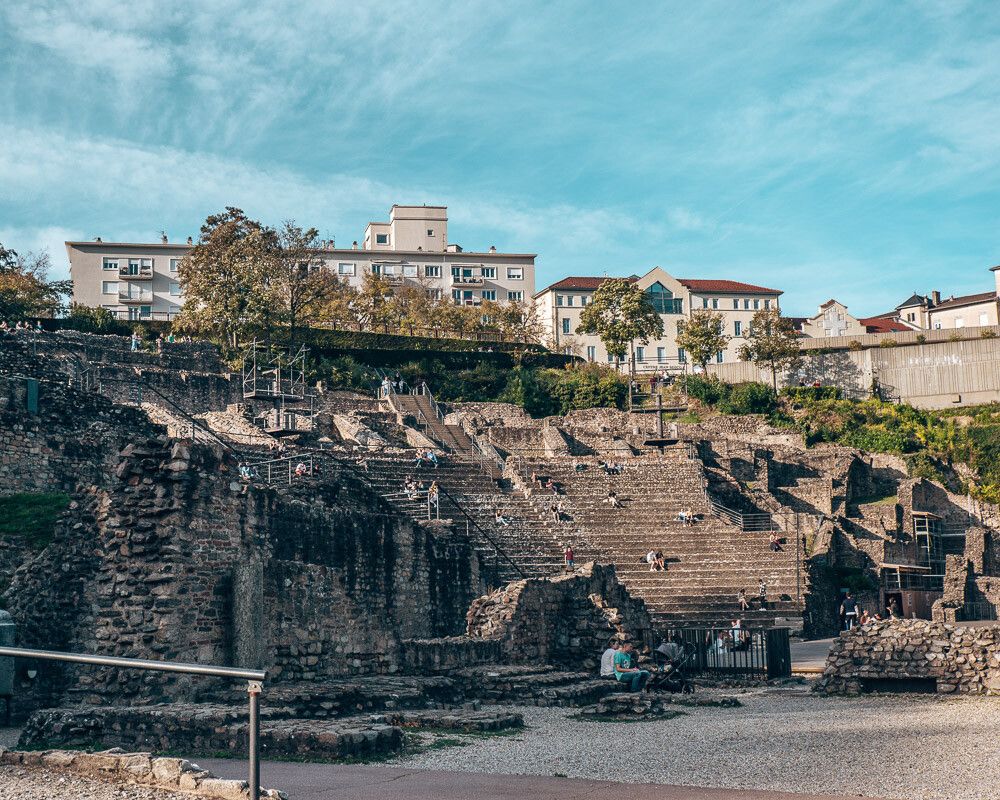 Lyon roman city remains