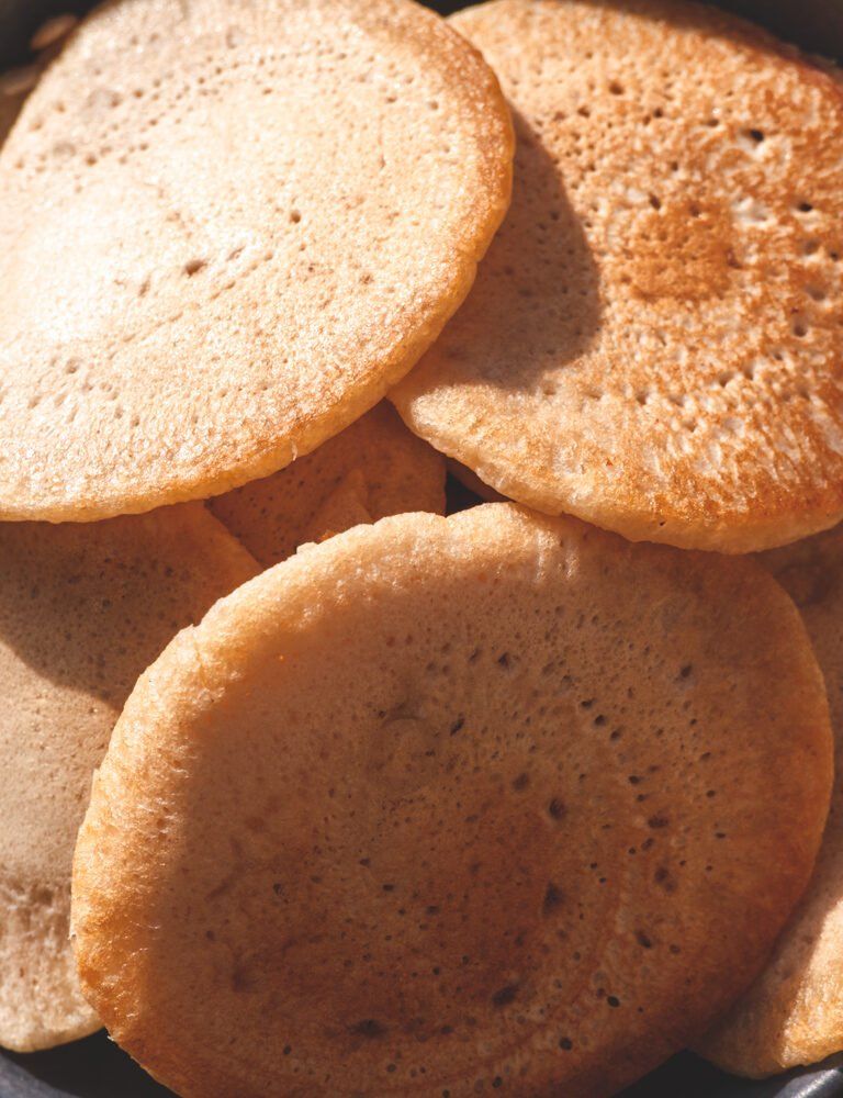 Pancakes moelleux cuits