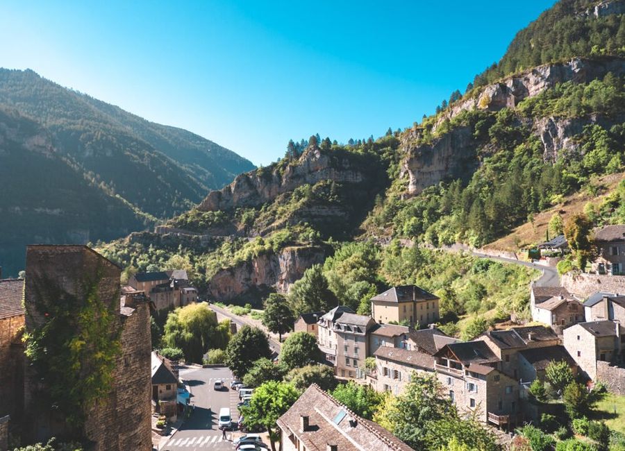 Sainte-Enimie views