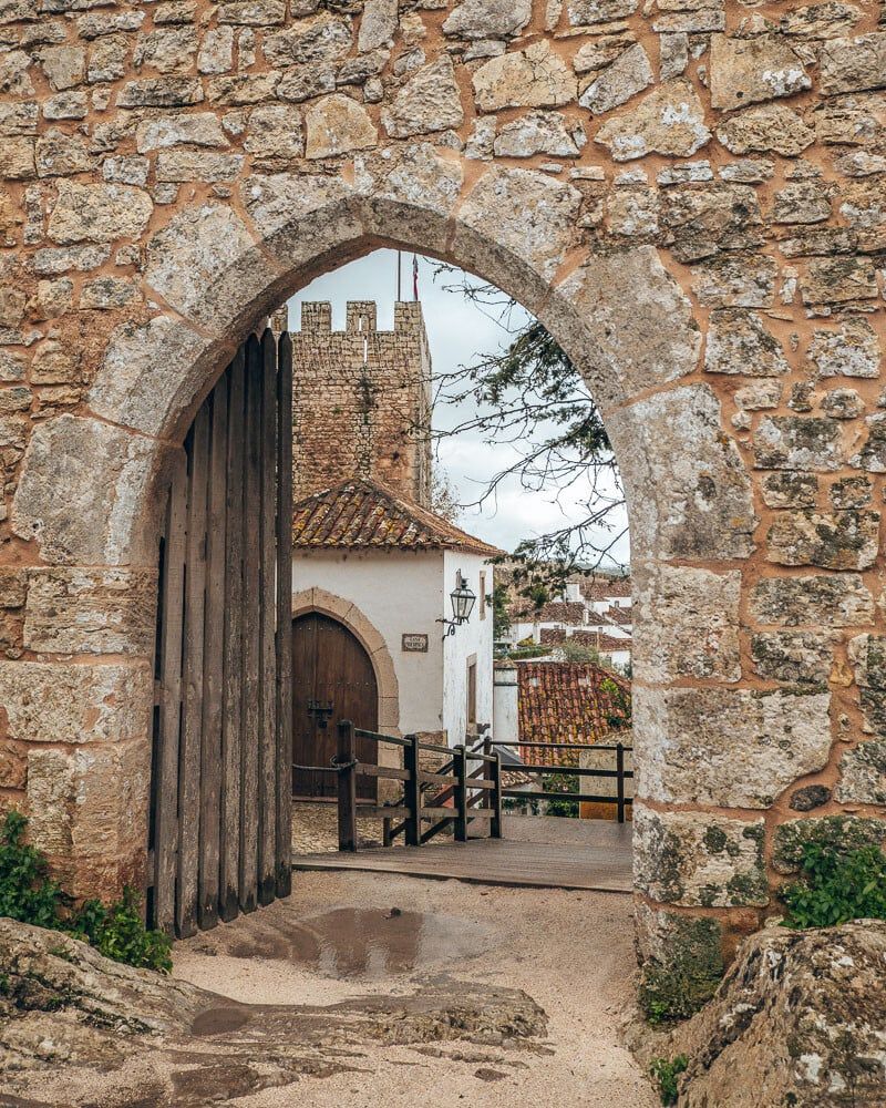gate to medieval town obidos