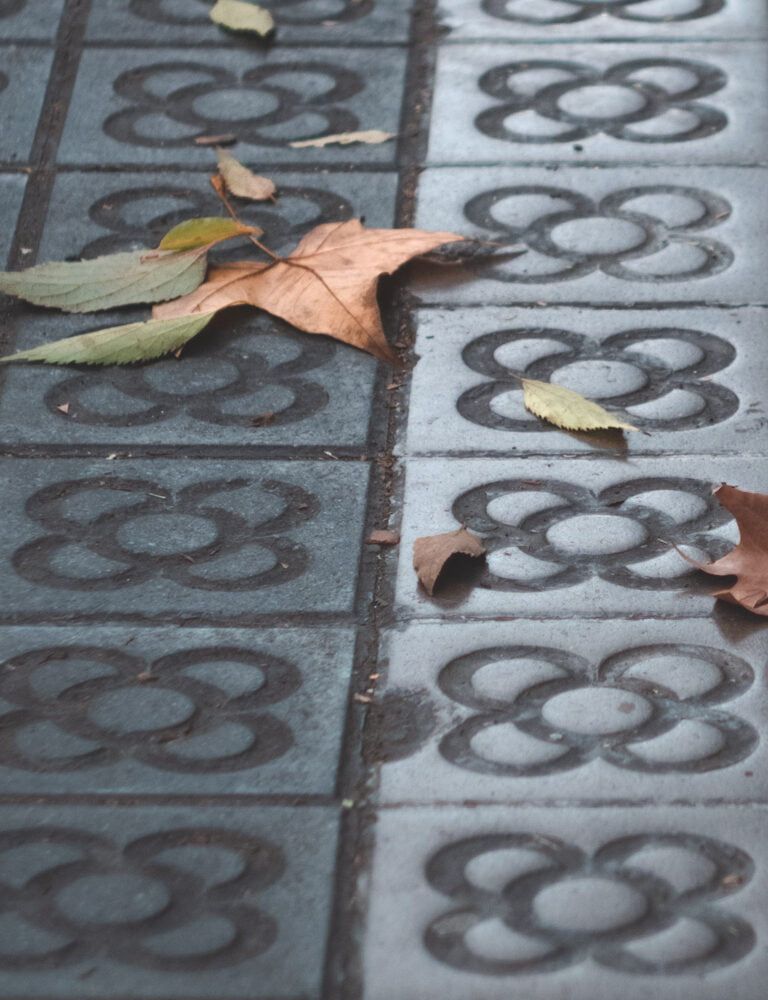 Tiles on floor 
