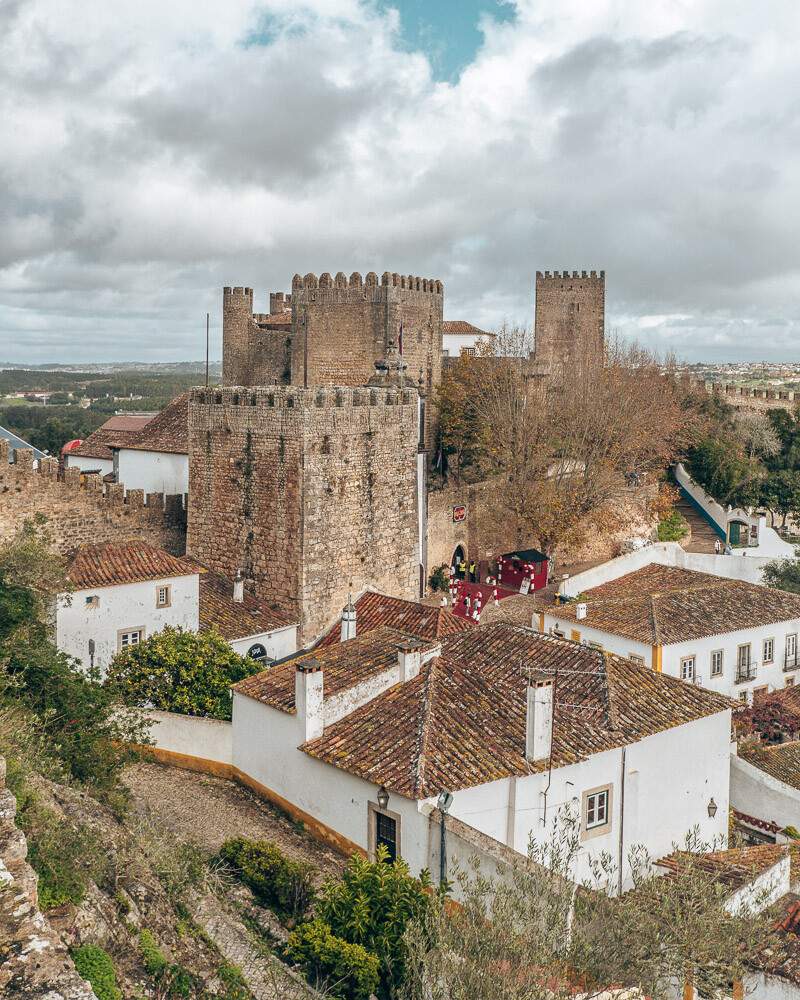 Vue du château d'Óbidos