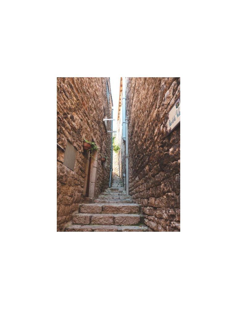 beautiful stairs between houses