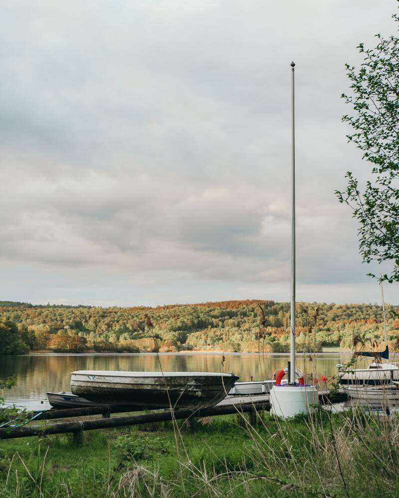 Boats near Lake