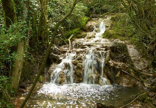 Cascade de Creissels bij Millau